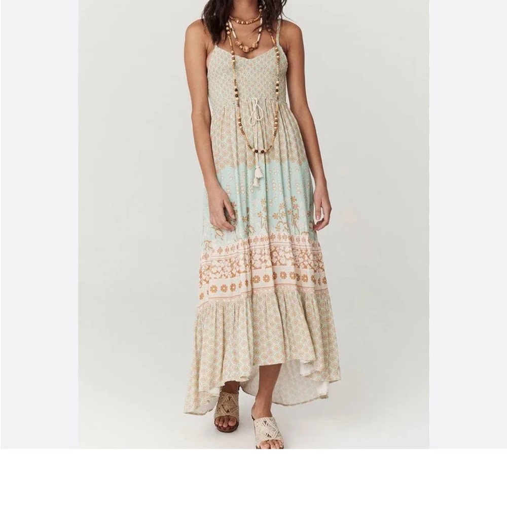 Spell Sweet Nothings Shirred Strappy Dress- L BRAND NEW